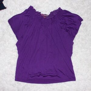 cute Flowy Purple Shirt